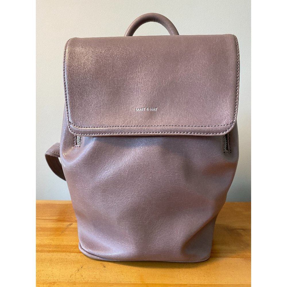 Rare Matt & Nat Mini Fabi Vegan Backpack, Orchid